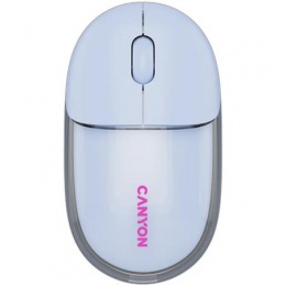 Egér, vezeték nélküli, dual-mode kapcsolat, optikai, CANYON "OnClick 24", kék